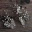 Vintage / Retro Baroque Black Bridal Jewelry 2019 Metal Butterfly Tiara Headpieces Tassel Earrings Beading Accessories