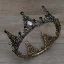 Vintage Barokowy Czarne Biżuteria Ślubna 2019 Metal Tiara Kutas Kolczyki Rhinestone Ślub Akcesoria