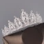 Chic / Beautiful Silver Bridal Jewelry 2019 Metal Beading Crystal Rhinestone Tiara Earrings Necklace Wedding Accessories