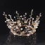Chic / Beautiful Gold Bridal Jewelry 2019 Metal Tiara Earrings Star Crystal Pearl Accessories