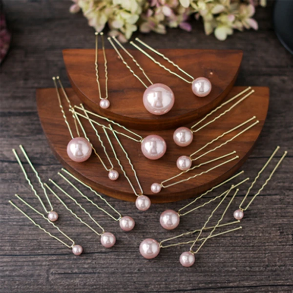 Modest / Simple Ivory Pearl Headpieces 2019 Metal Bridal Hair Accessories