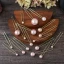 Modest / Simple Ivory Pearl Headpieces 2019 Metal Bridal Hair Accessories