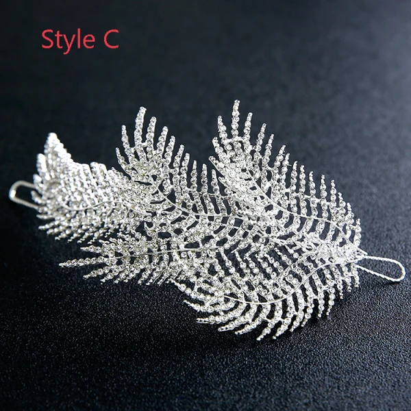Chic / Belle Argenté Accessoire Cheveux Tiare Mariage Accessorize 2019 Métal Faux Diamant Accessoire Cheveux Mariage