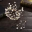 Charming Burgundy Pearl Tiara Earrings Wedding Accessories 2019 Metal Bridal Jewelry