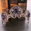 Snygga / Fina Guld Druva Tiara 2019 Metall Rhinestone Brud Huvudbonad