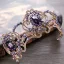 Snygga / Fina Guld Druva Tiara 2019 Metall Rhinestone Brud Huvudbonad