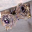 Snygga / Fina Guld Druva Tiara 2019 Metall Rhinestone Brud Huvudbonad