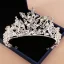 Chic / Beautiful Silver Bridal Jewelry 2019 Metal Earrings Necklace Tiara Crystal Rhinestone Wedding Accessories