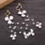 Flower Fairy Gold Bridal Jewelry 2019 Metal Beading Flower Headpieces Earrings Accessories