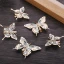 Flower Fairy Gold Bridal Hair Accessories 2019 Metal Butterfly Rhinestone Tassel Headpieces