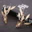 Chic / Beautiful Gold Bridal Jewelry 2019 Metal Leaf Pearl Crystal Headpieces Earrings Wedding Accessories