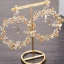 Chic / Beautiful Gold Bridal Jewelry 2019 Metal Leaf Pearl Crystal Headpieces Earrings Wedding Accessories