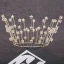 Modest / Simple Gold Bridal Hair Accessories 2019 Metal Star Crystal Tiara Wedding Accessories