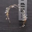 Chic / Beautiful Gold Accessories 2019 Metal Star Rhinestone Crystal Pearl Headpieces Tassel Earrings