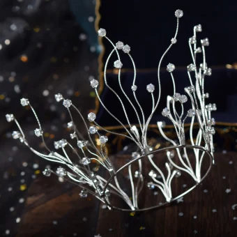Charming Silver Rhinestone Bridal Hair Accessories 2019 Metal Tiara Wedding Accessories