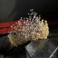 Fantastyczny Złote Ozdoby Do Włosów Ślubne 2019 Stop Rhinestone Tiara Ślub Akcesoria