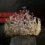 Fantastyczny Złote Ozdoby Do Włosów Ślubne 2019 Stop Rhinestone Tiara Ślub Akcesoria