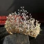 Fantastyczny Złote Ozdoby Do Włosów Ślubne 2019 Stop Rhinestone Tiara Ślub Akcesoria