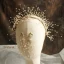 Chic / Beautiful Gold Bridal Hair Accessories 2019 Metal Pearl Tassel Earrings Tiara Wedding Accessories