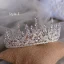 Vintage / Retro Baroque Black Rhinestone Tiara 2019 Metal Bridal Hair Accessories