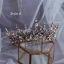 Vintage / Retro Baroque Black Rhinestone Tiara 2019 Metal Bridal Hair Accessories
