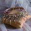 Vintage / Retro Baroque Black Rhinestone Tiara 2019 Metal Bridal Hair Accessories