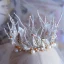Luxury / Gorgeous White Wedding Bridal Hair Accessories 2019 Metal Tiara Earrings Crystal Rhinestone Leaf Beading Tassel Accessories