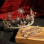 Chic / Beautiful Gold Bridal Jewelry 2019 Alloy Rhinestone Flower Crystal Tiara Earrings Wedding Accessories