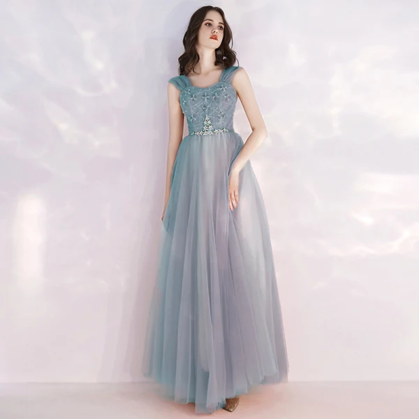Erschwinglich Pearl Rosa Abendkleider 2019 A Linie Schultern Ärmellos Strass Stoffgürtel Pailletten Lange Rüschen Rückenfreies Festliche Kleider