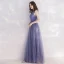 Elegant Royal Blue Evening Dresses  2019 A-Line / Princess V-Neck Spaghetti Straps Sleeveless Glitter Sequins Tulle Beading Sash Floor-Length / Long Ruffle Backless Formal Dresses