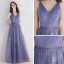 Elegant Royal Blue Evening Dresses  2019 A-Line / Princess V-Neck Spaghetti Straps Sleeveless Glitter Sequins Tulle Beading Sash Floor-Length / Long Ruffle Backless Formal Dresses