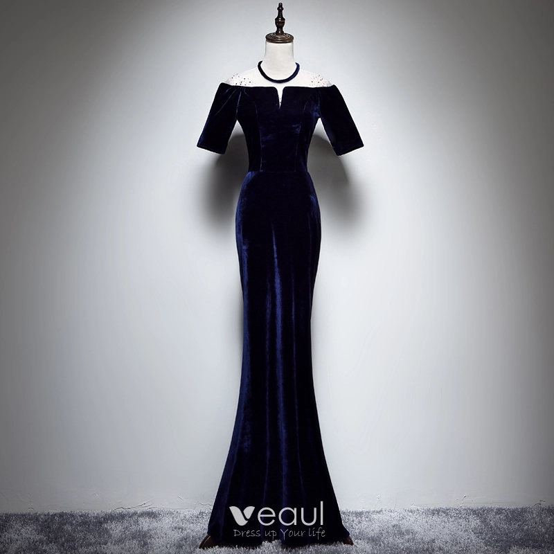 Chic See-through Mermaid Evening Dresses Chic See-through Mermaid Evening Dresses