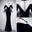 Chic / Beautiful Navy Blue Suede See-through Evening Dresses  2019 Trumpet / Mermaid Scoop Neck Short Sleeve Rhinestone Floor-Length / Long Formal Dresses
