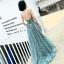 Elegant Jade Green Evening Dresses  2019 A-Line / Princess Spaghetti Straps Sleeveless Sash Appliques Lace Sweep Train Ruffle Backless Formal Dresses