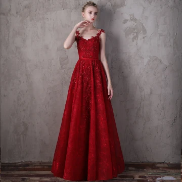 Moderne Mode Rouge Robe De Soirée 2018 Princesse Bretelles Spaghetti Sans Manches Paillettes Faux Diamant Ceinture Train De Balayage Volants Dos Nu Robe De Ceremonie