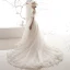 Chic / Belle Ivoire Robe De Mariée 2019 Princesse De l'épaule Gonflée Manches Courtes Dos Nu Appliques En Dentelle Perlage Chapel Train Volants Tulle