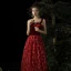Chic / Belle Bordeaux Daim Robe De Soirée 2019 Princesse épaules Sans Manches Glitter Appliques En Dentelle Longue Dos Nu Robe De Ceremonie