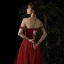 Elegant Burgundy Evening Dresses  2019 A-Line / Princess Off-The-Shoulder Deep V-Neck Beading Short Sleeve Glitter Tulle Floor-Length / Long Ruffle Backless Formal Dresses