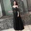 Illusion Khaki Evening Dresses  2019 A-Line / Princess Beading Spaghetti Straps Short Sleeve Appliques Lace Floor-Length / Long Ruffle Backless Formal Dresses