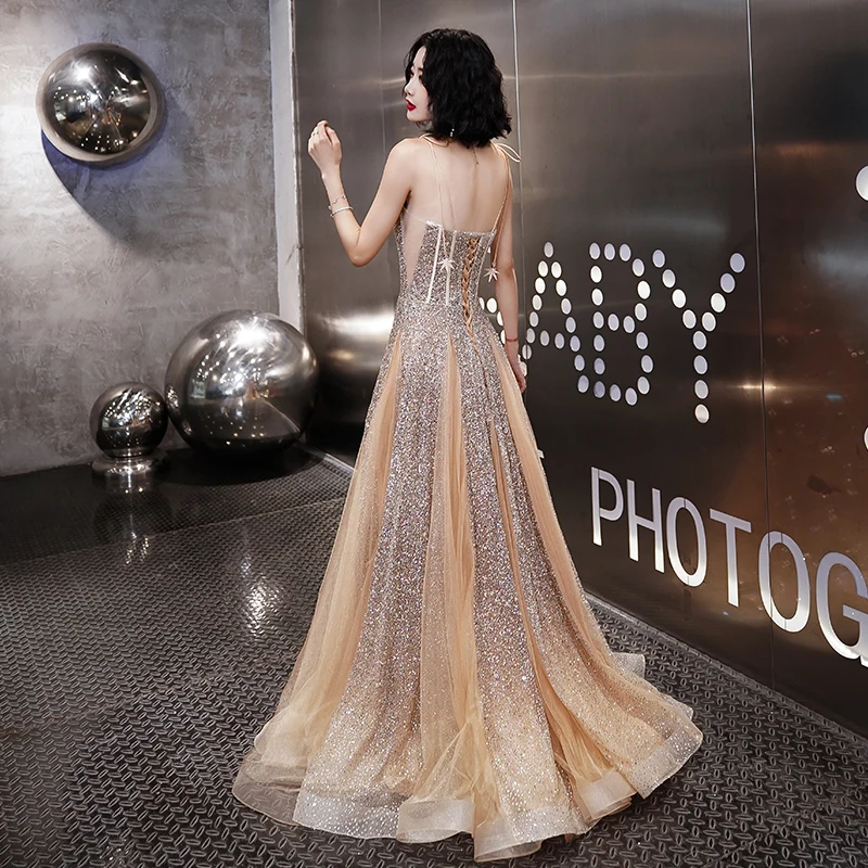 princess polly baby blue dress Gold Backless Dresses main image 1
