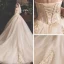 Fine Champagne Brudekjoler 2019 Prinsesse Kjæreste Uten Ermer Ryggløse Glitter Tyll Appliques Blonder Paljetter Beading Chapel Train Buste