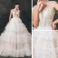Charmant Transparentes Champagne Dentelle Robe De Mariée 2019 Robe Boule Col Haut Sans Manches Dos Nu Appliques En Dentelle Perlage Cathedral Train Volants