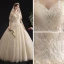 Rimelig Champagne Hage / utendørs Brudekjoler 2019 Prinsesse Kjæreste Uten Ermer Ryggløse Appliques Blonder Beading Glitter Tyll Lange Buste