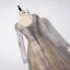 Chic / Beautiful Grey Gold Evening Dresses  2019 A-Line / Princess V-Neck Long Sleeve Sequins Beading Glitter Tulle Floor-Length / Long Ruffle Backless Formal Dresses