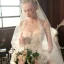 Beste Champagne Brudekjoler 2019 Prinsesse Kjæreste Uten Ermer Ryggløse Glitter Tyll Appliques Blonder Beading Cathedral Train Buste