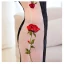Sexy Svart Sommer Gjennomsiktig Selskapskjoler 2019 Trompet / Havfrue Kjæreste Uten Ermer Blomst Appliques Blonder Feie Tog Formelle Kjoler