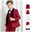 Luxe Noire Costumes De Mariage pour garçons 2019