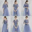 Affordable Green Bridesmaid Dresses 2019 A-Line / Princess Appliques Lace Ruffle Sash Tea-length Backless Wedding Party Dresses