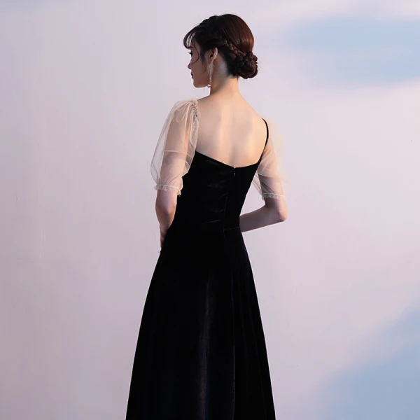 Affordable Black Homecoming Graduation Dresses 2020 A-Line Princess Square Neckline Affordable Black Homecoming Graduation Dresses 2020 A-Line Princess Square Neckline