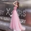 Haut de Gamme Rose Bonbon Robe De Soirée 2020 Princesse V-Cou Sans Manches Appliques En Dentelle Perlage Train De Balayage Volants Dos Nu Robe De Ceremonie